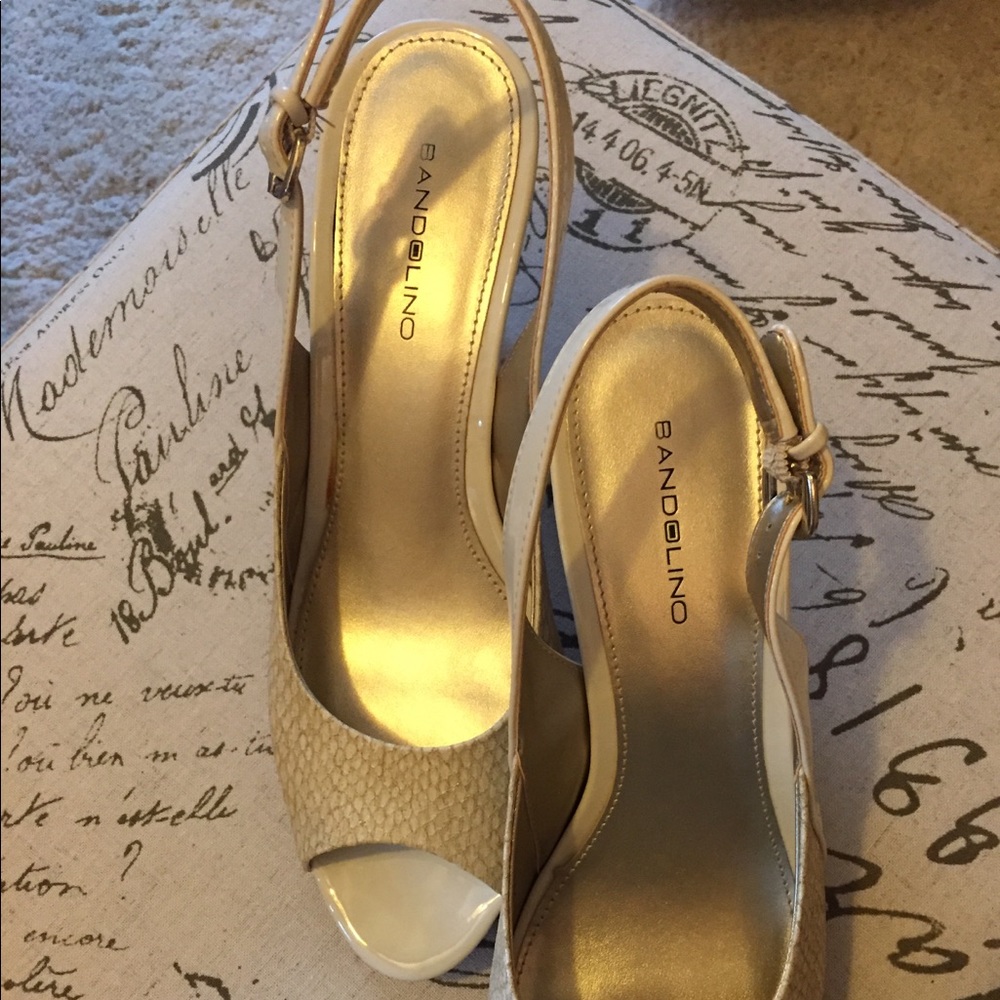 Bandolino 4” sling Back heels